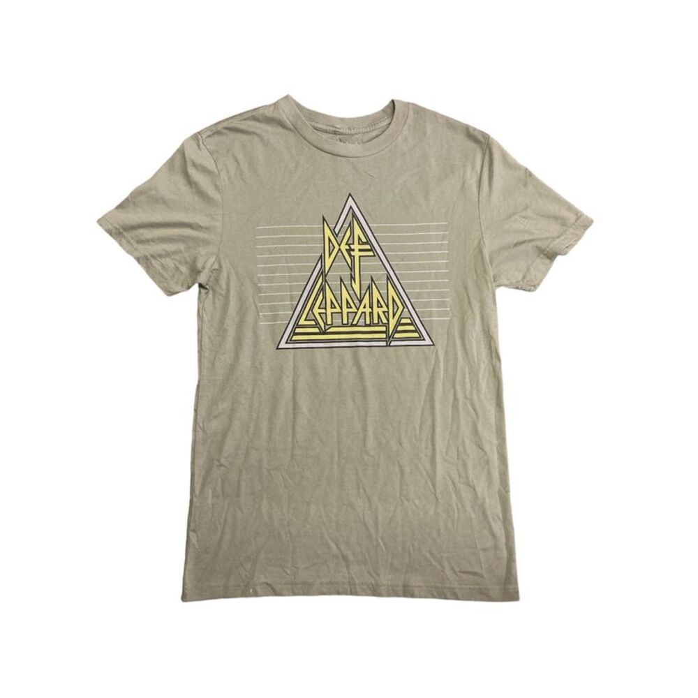 Green/Def Leppard - Official Merchandise Men's Soft Short Sleeve Band Logo T-Shi